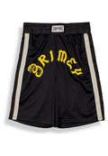 BERMUDA GRIMEY NEGRA DROPPIN SCIENCE BAGGY MESH SHORT BLACK