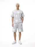 CONJUNTO GRIS  FALLING STARS OVST