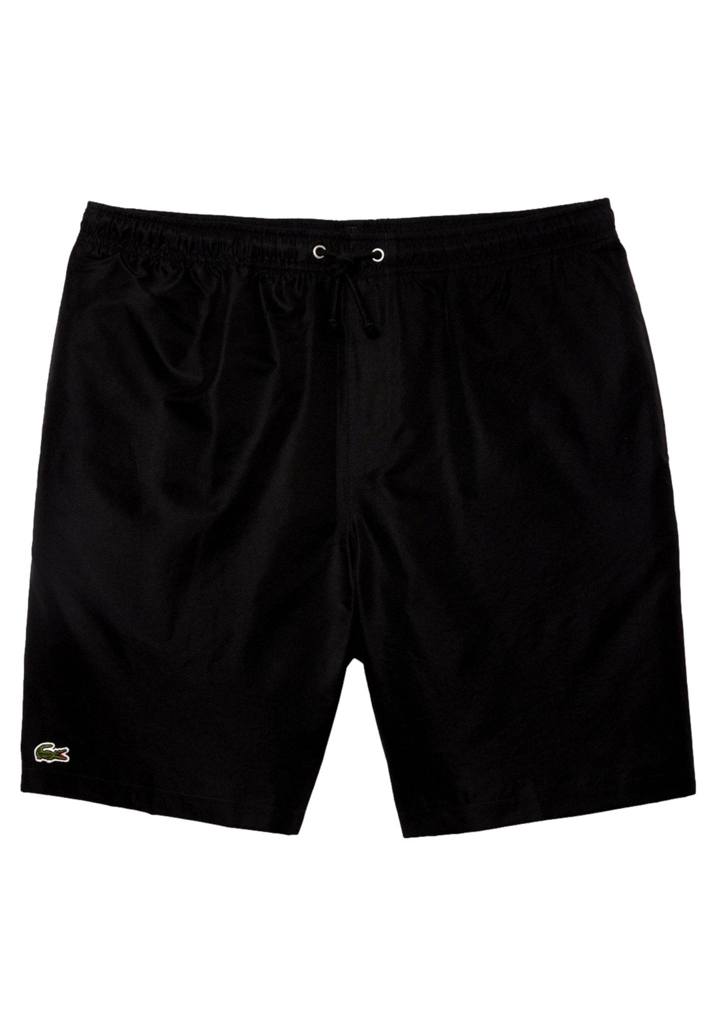 BERMUDA LACOSTE NEGRA RHOMBUS TAFFETA TENIS SHORT - AREA ZERO