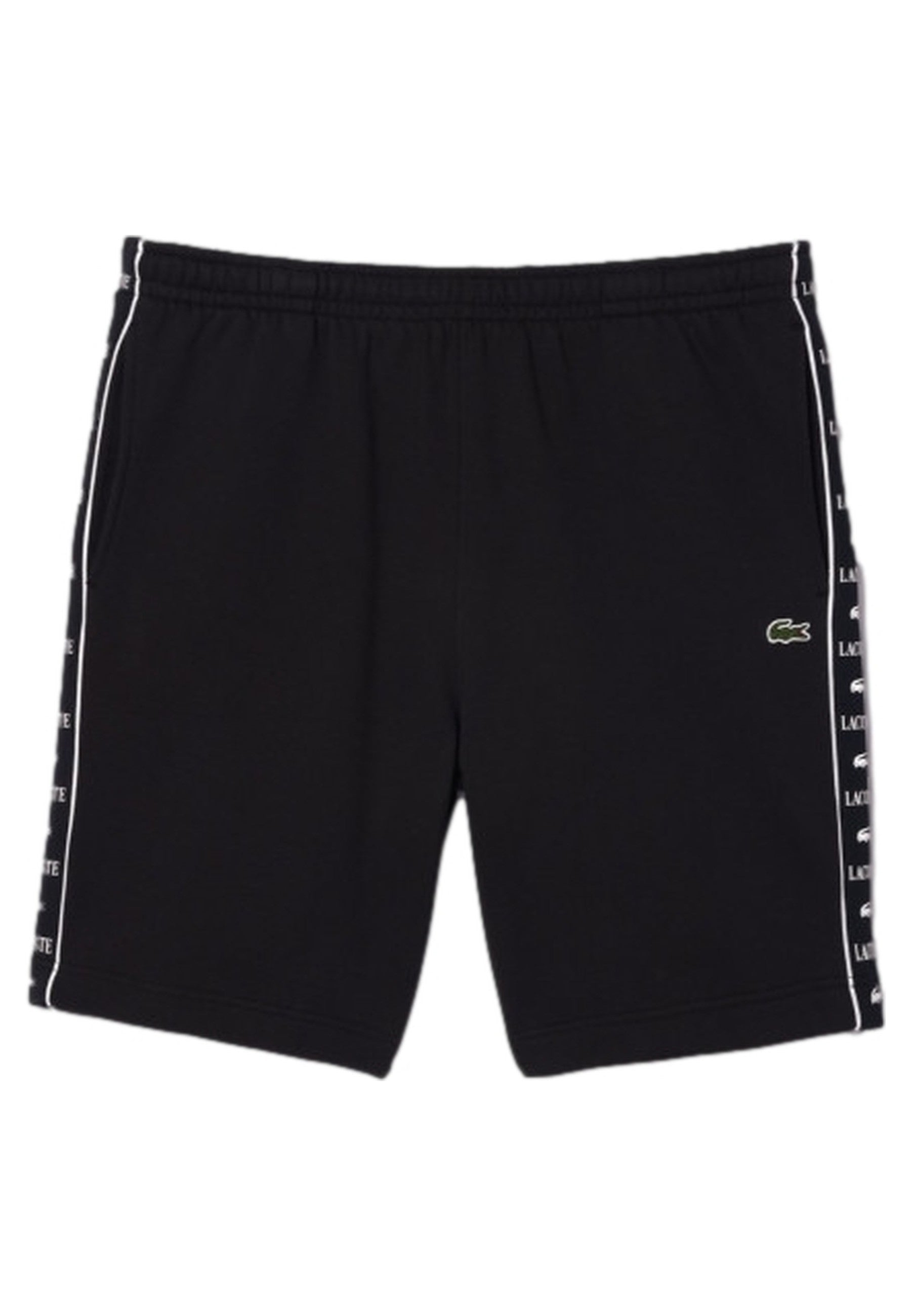 BERMUDA LACOSTE NEGRA TAPPERED SHORT