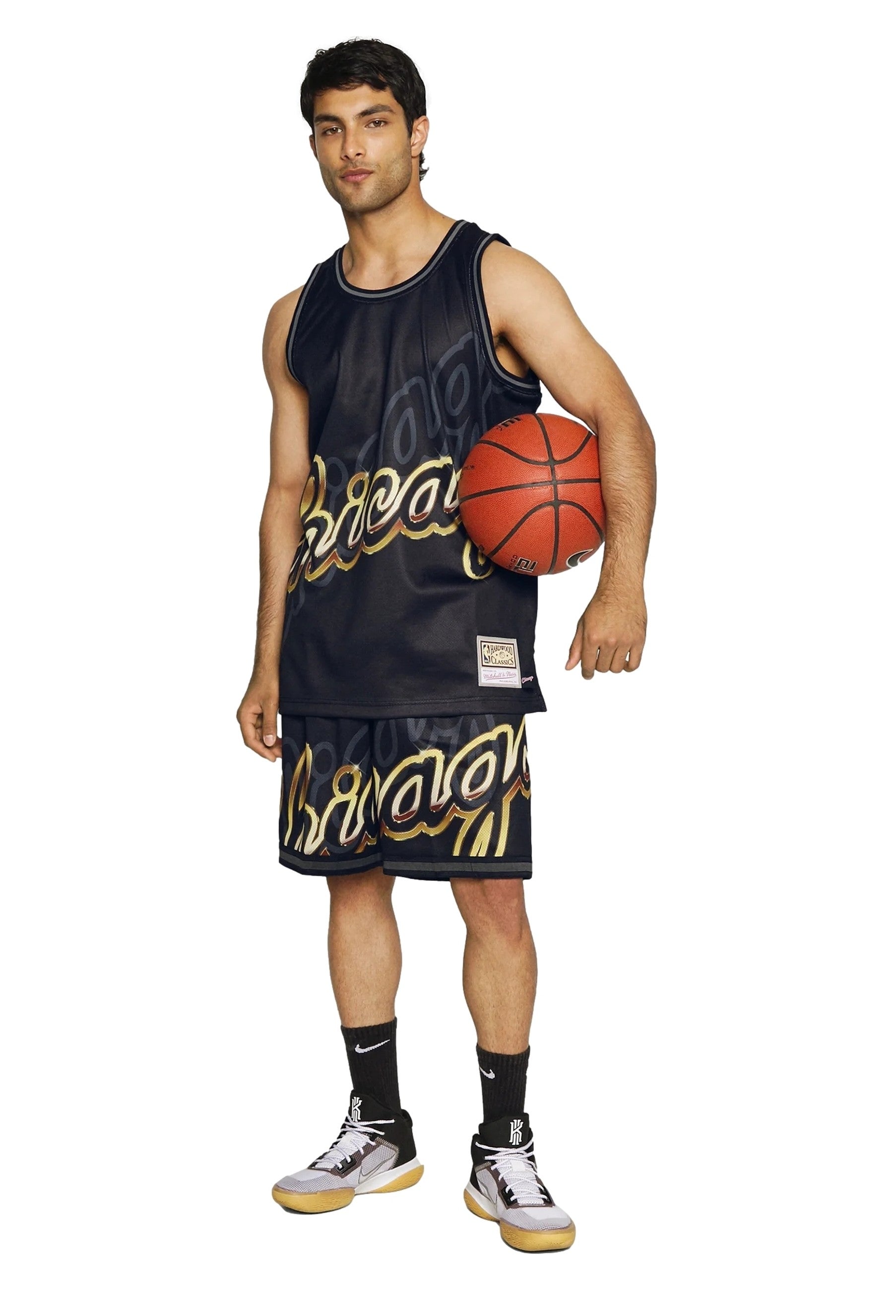 BERMUDA MITCHELL & NESS NEGRA BULLS BIG FACE 4.0 SHORT