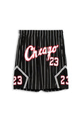 BERMUDA  NEGRA CHICAGO 23 PINSTRIPE SHORT