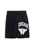 BERMUDA  NEGRA CHICAGO SNEAKERS INFILL LOGO SHORTS