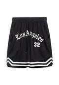 BERMUDA  NEGRA LOS ANGELES 32 FRONT LOGO PANT