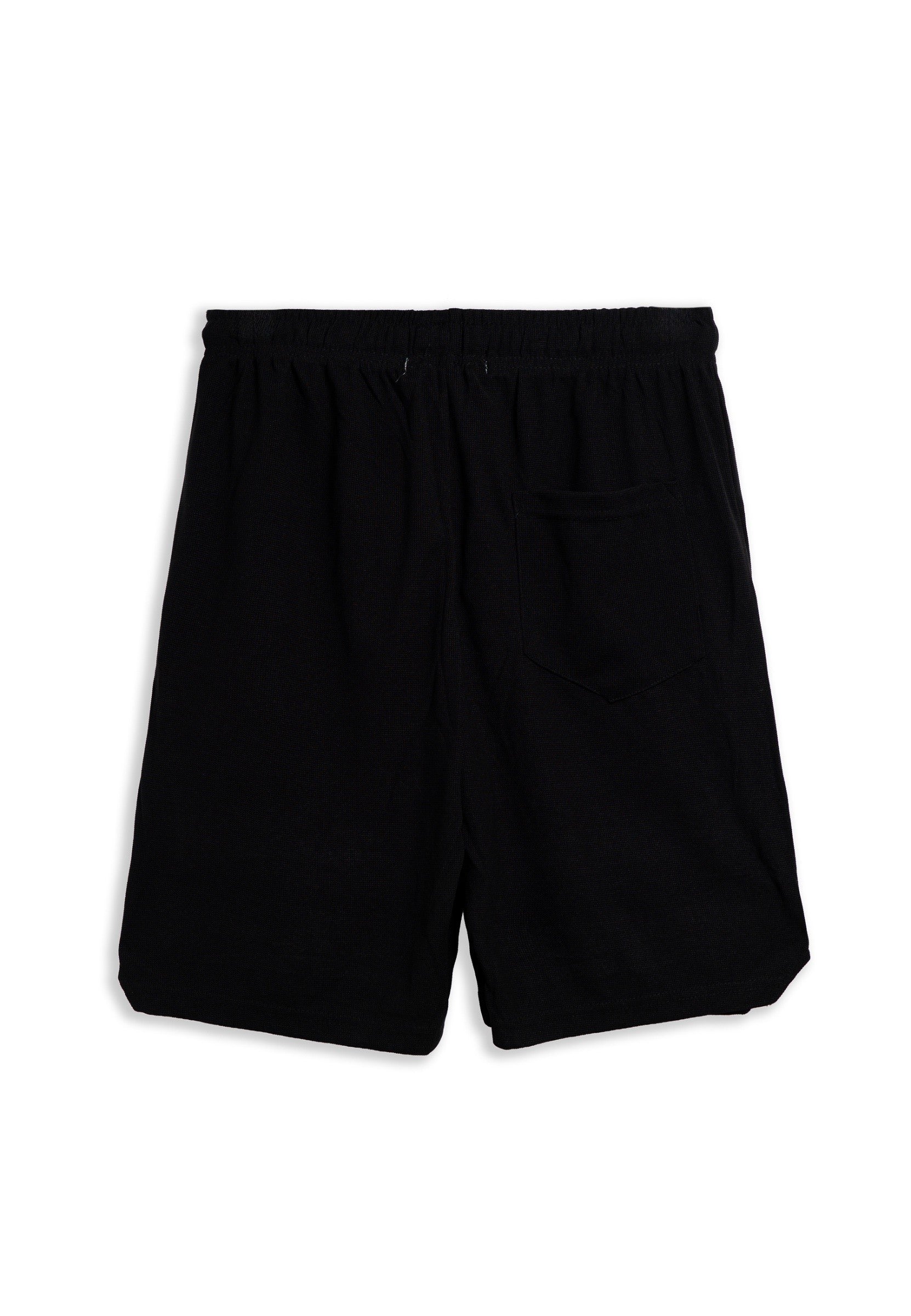 BERMUDA NEGRA LOS ANGELES TOWEL LOGO SHORT