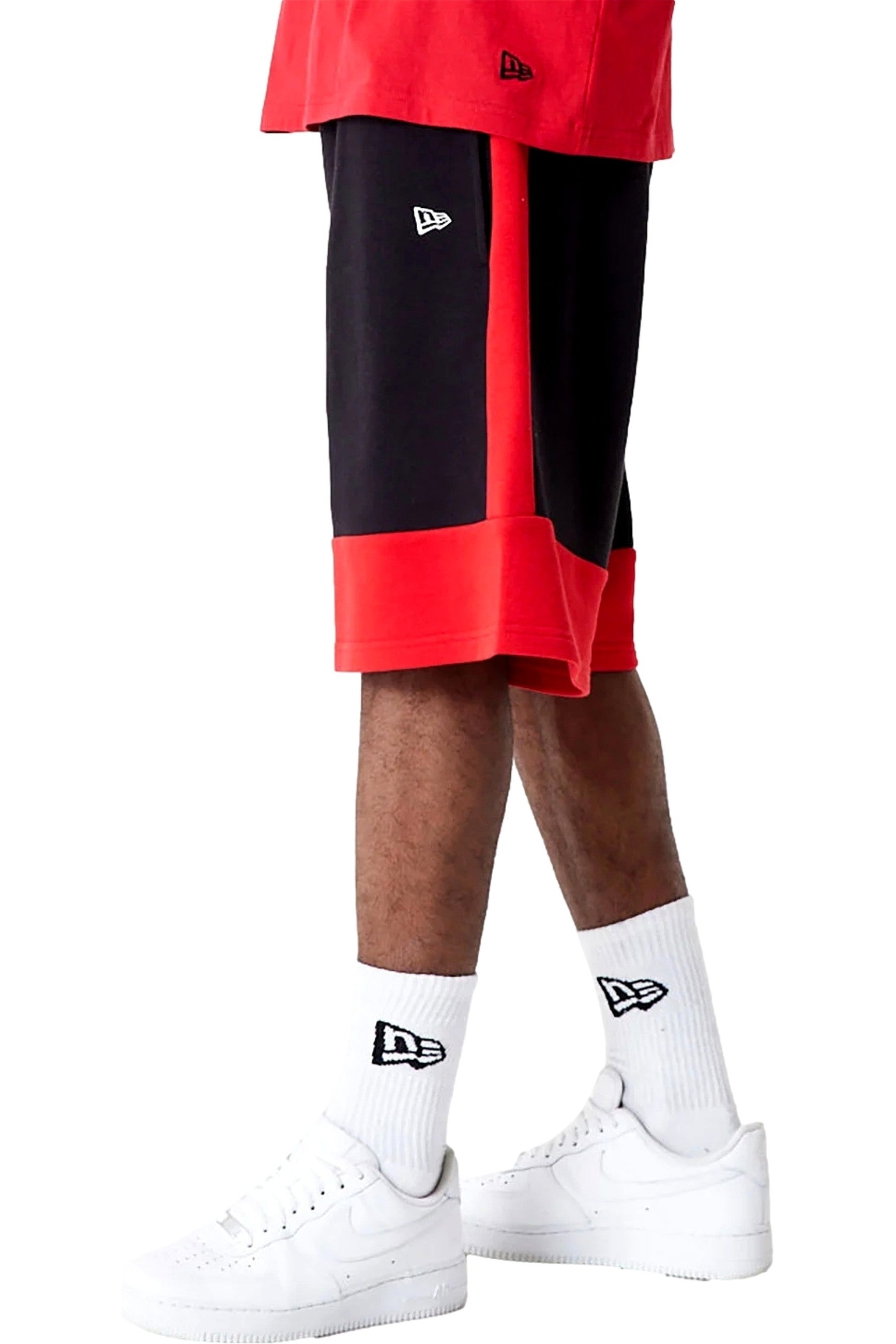 BERMUDA NEW ERA NEGRA BULLS NBA COLOUR BLOCK SHORTS