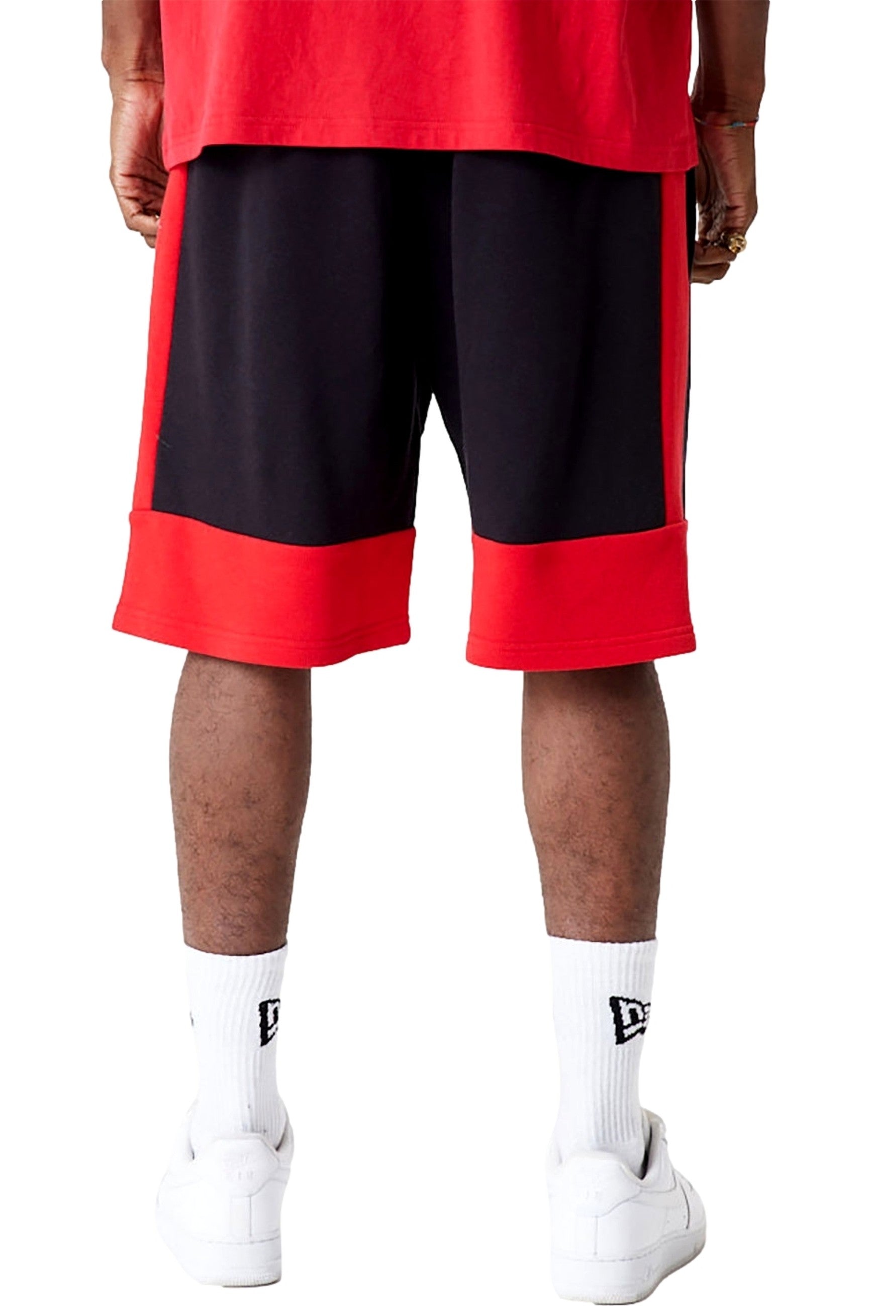 BERMUDA NEW ERA NEGRA BULLS NBA COLOUR BLOCK SHORTS