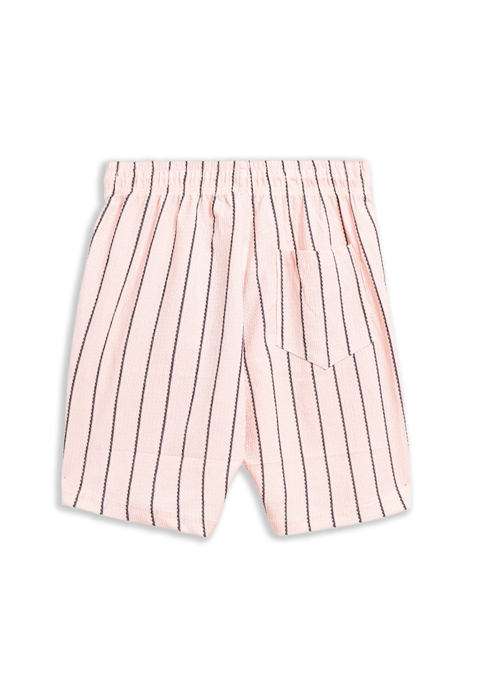 BERMUDA ROSA RAYAS BRAIDED STRIPPED SHORT
