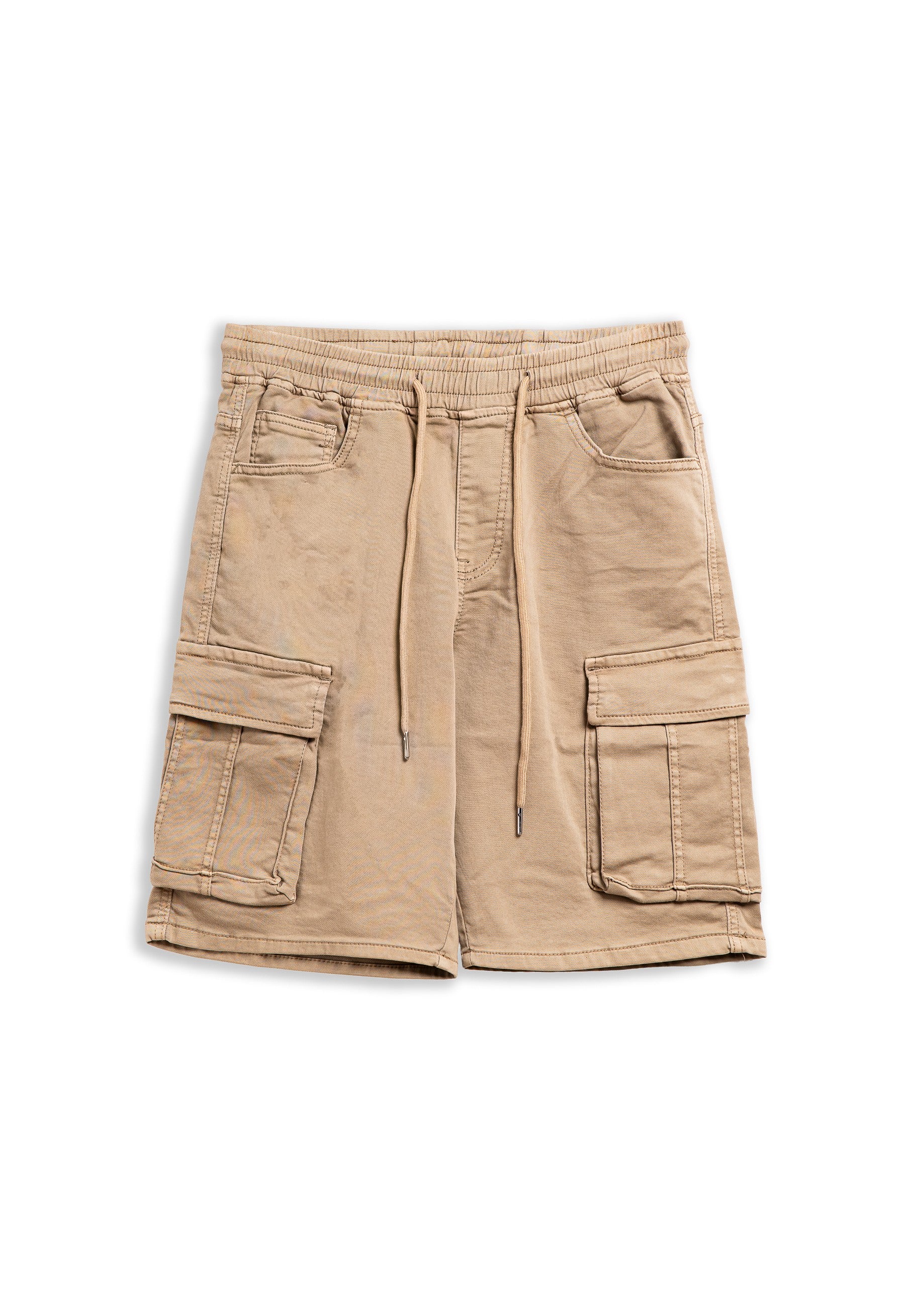 BERMUDA TOSTADA SIDE POCKETS WAIST BAND SHORT