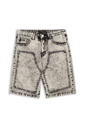 BERMUDA  VAQUERA GRIS FRONT ITEM SHORT
