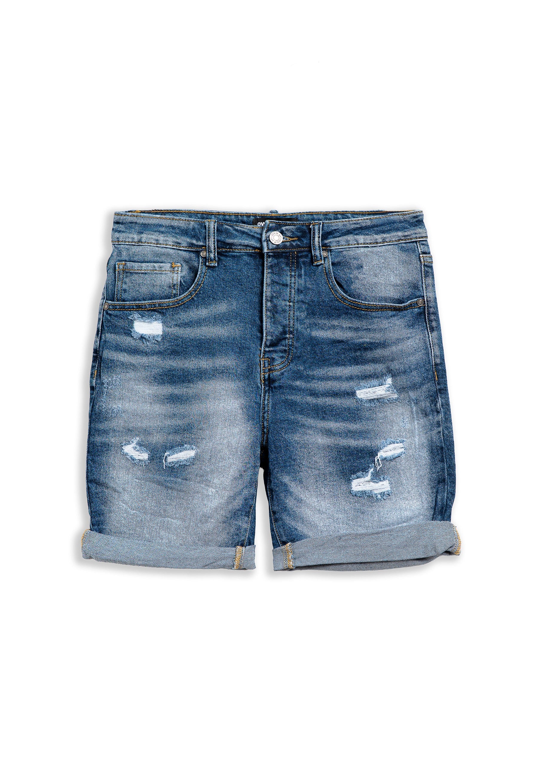 BERMUDA VAQUETA STW GASTADA UPSIDE HEM SHORT