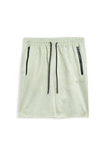 BERMUDA  VERDE LOS ANGELES SUEDE SHORT