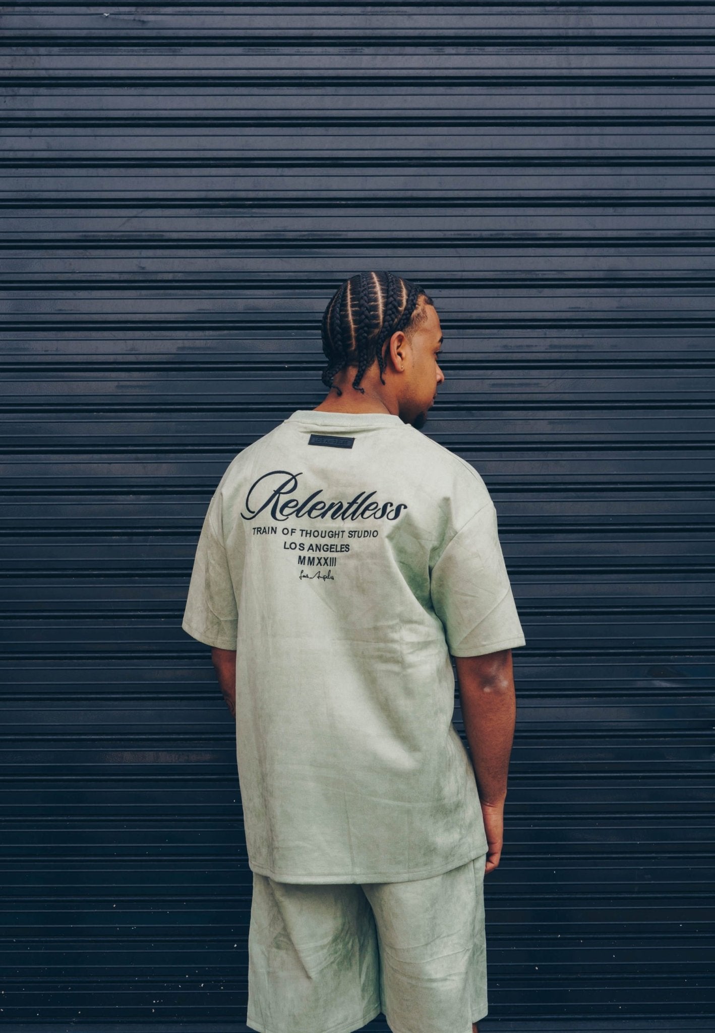 BERMUDA VERDE RELENTLESS OVERSIZED SHORT - AREA ZERO