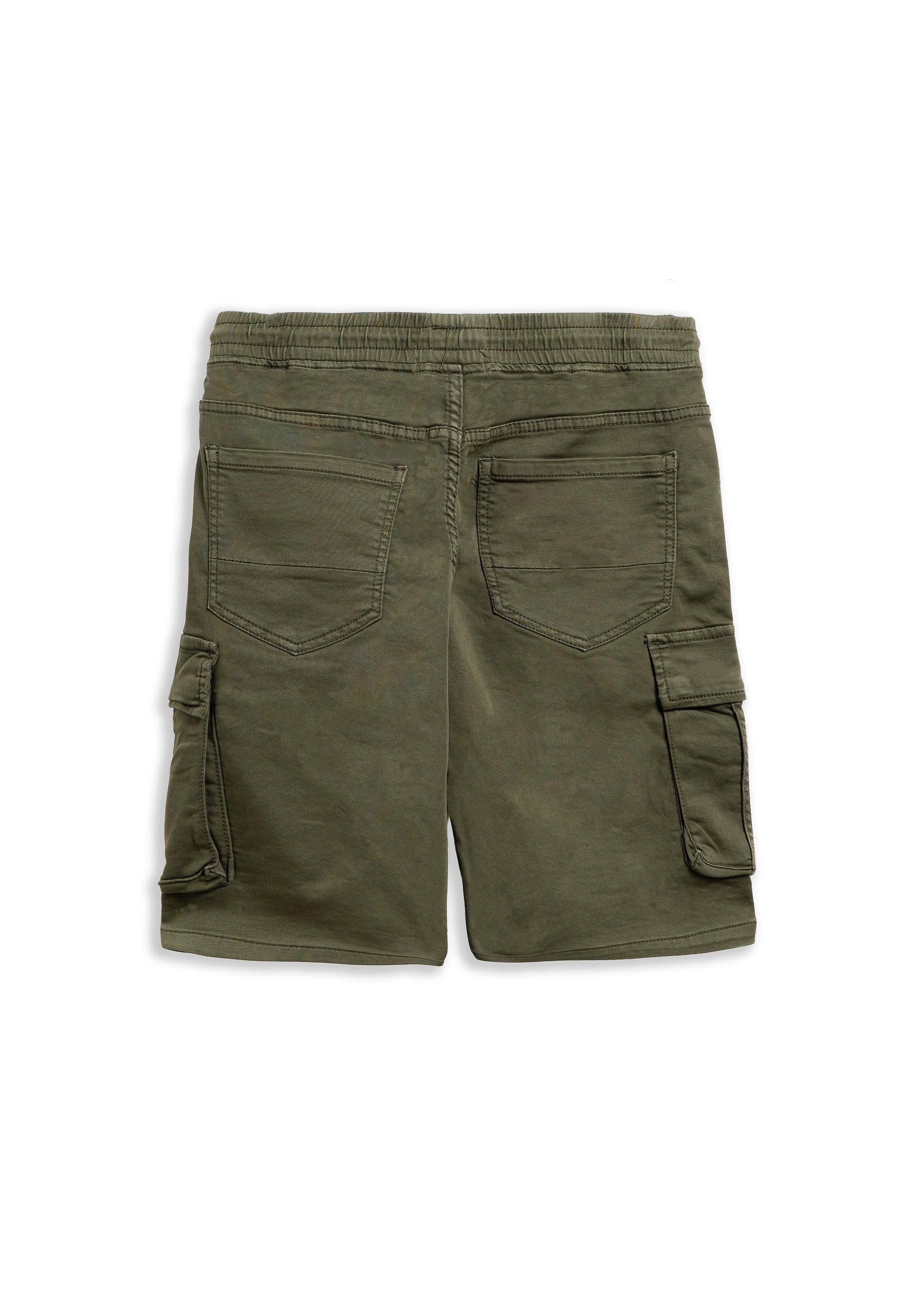 BERMUDA VERDE SIDE POCKETS WAIST BAND SHORT
