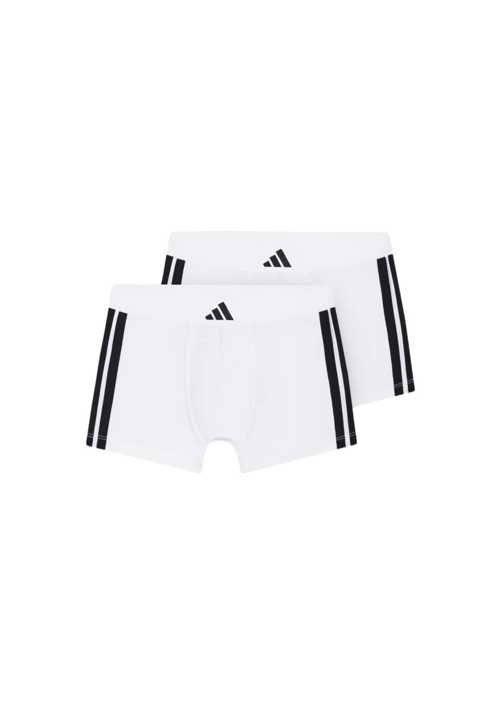 BIPACK BOXERS ADIDAS BLANCOS ACTIVE FLEX COTTON 3 STRIPES PACK - AREA ZERO