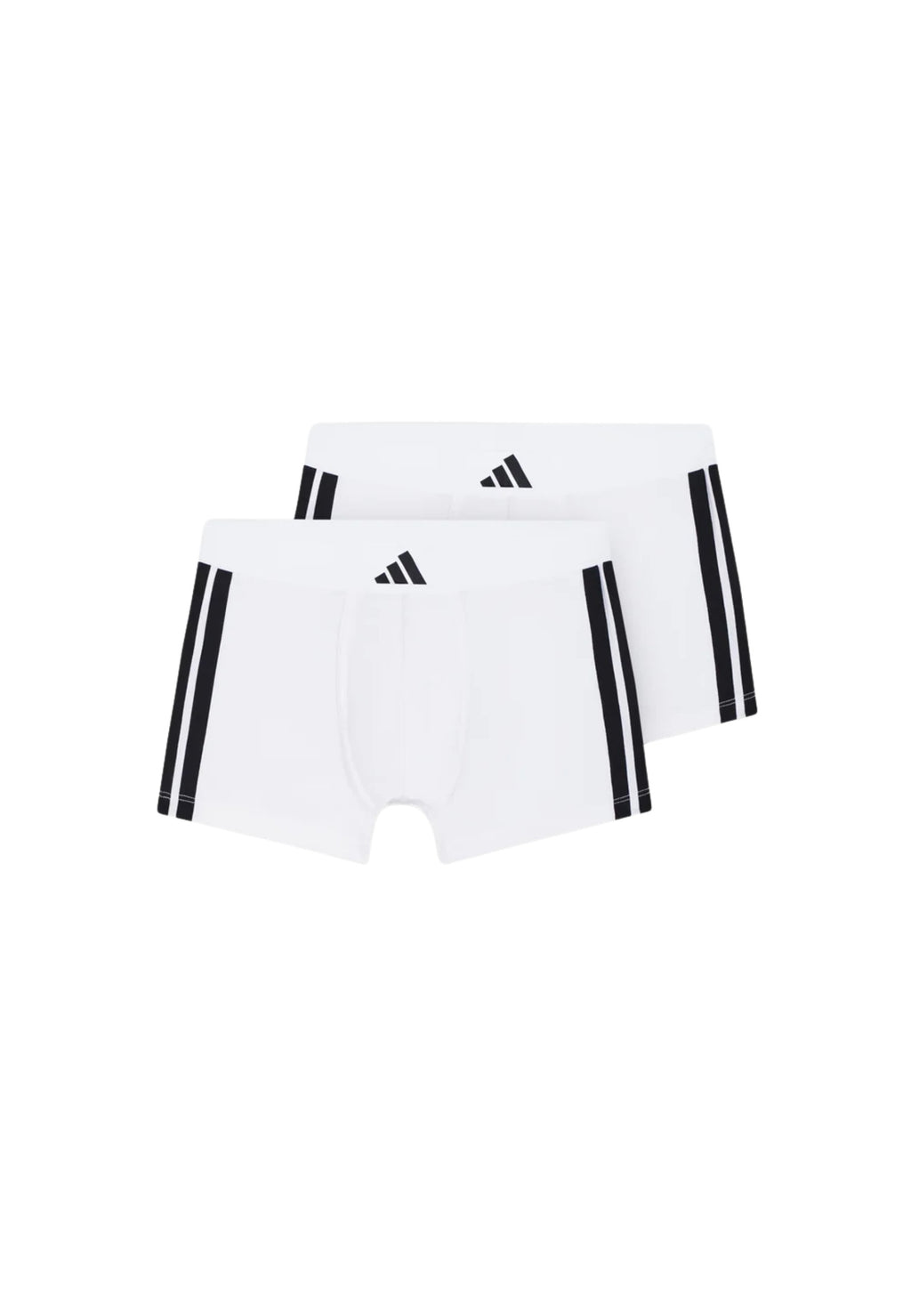 BIPACK BOXERS ADIDAS BLANCOS ACTIVE FLEX COTTON 3 STRIPES PACK