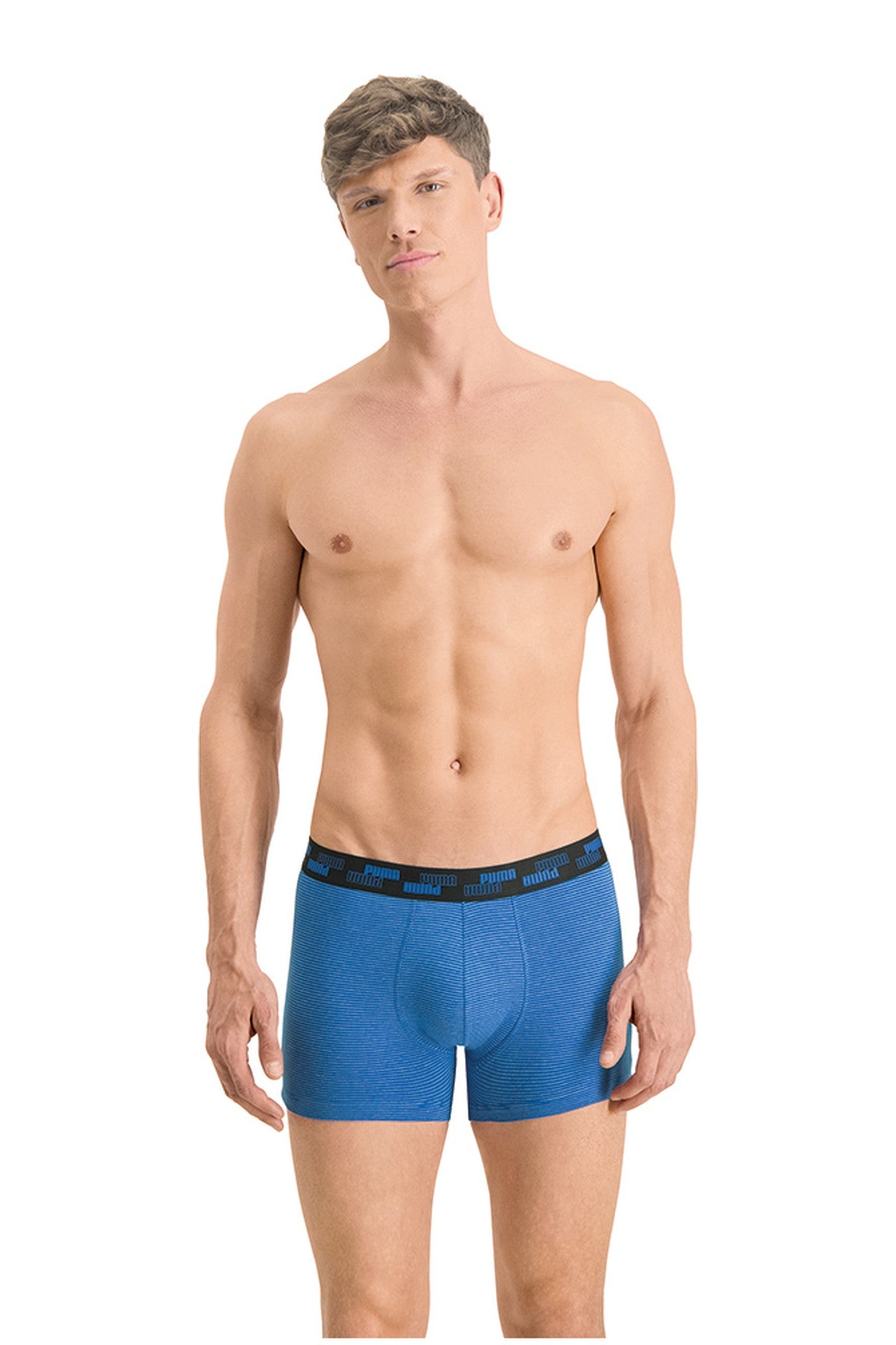 BIPACK BOXERS PUMA AZUL YD MINI TRIPE TRUNK