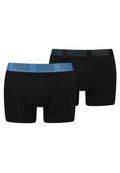 BIPACK BOXERS PUMA BLACK/REGAL BLUE BASIC TRUNK