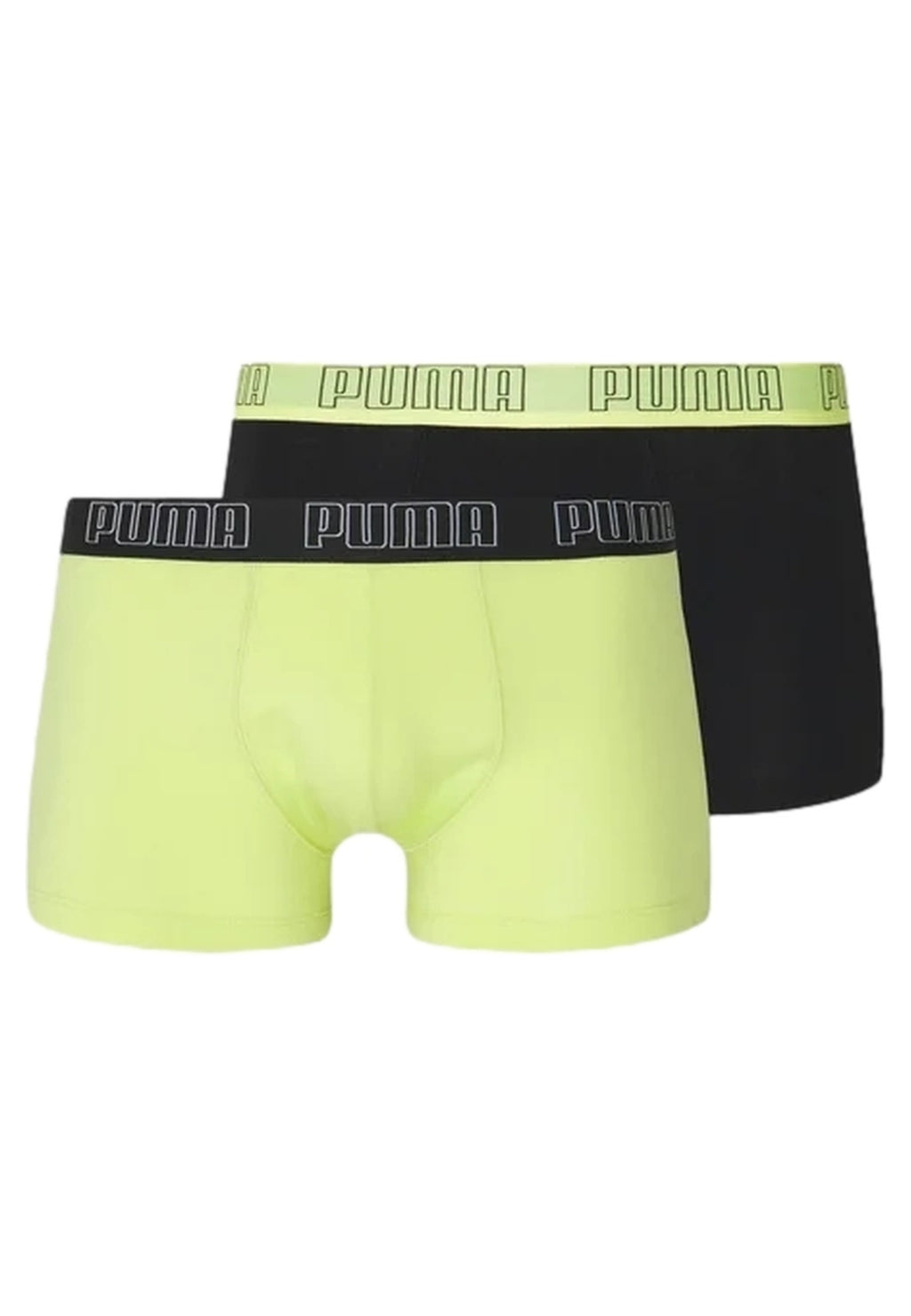 BIPACK BOXERS PUMA AMARILLO/NEGRO INTENSE RED BASIC TRUNK