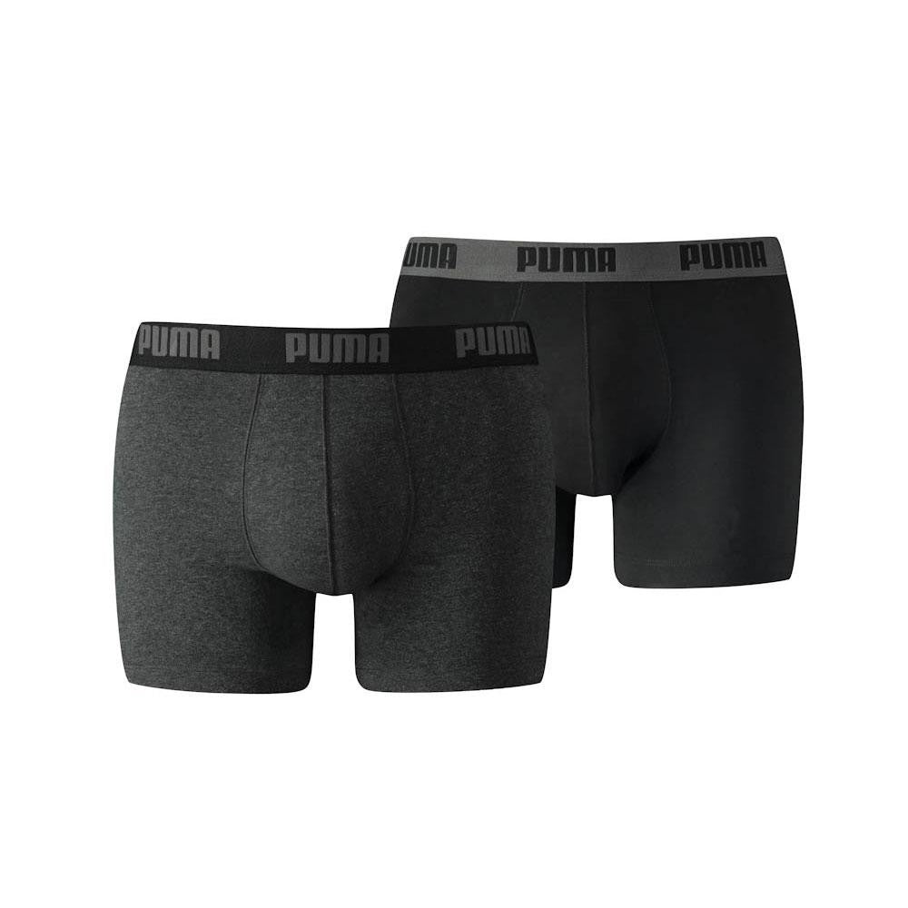 BIPACK BOXERS PUMA MARENGO/NEGRO BASIC TRUNK