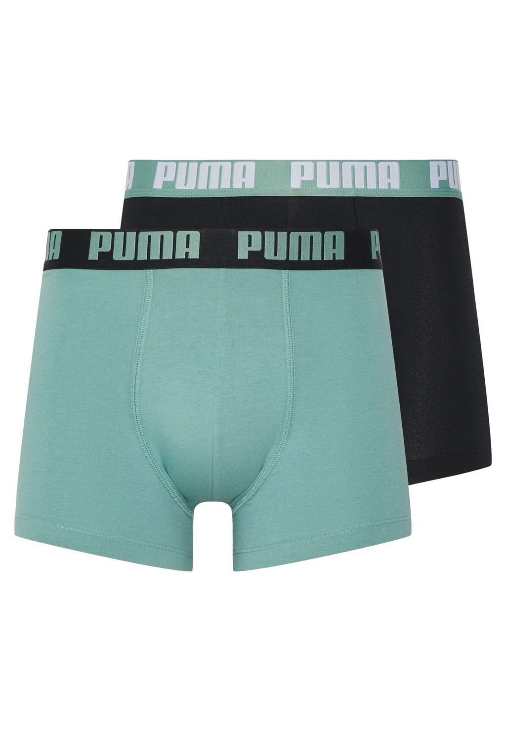 BIPACK BOXERS PUMA MARENGO/NEGRO GREY MELANGE BASIC TRUNK - AREA ZERO