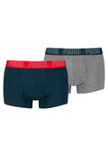 BIPACK BOXERS PUMA MARINO/GRIS EVERYDAY TRUNK