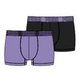 BIPACK BOXERS PUMA MORADO/NEGRO EVERYDAY MEN TRUNK