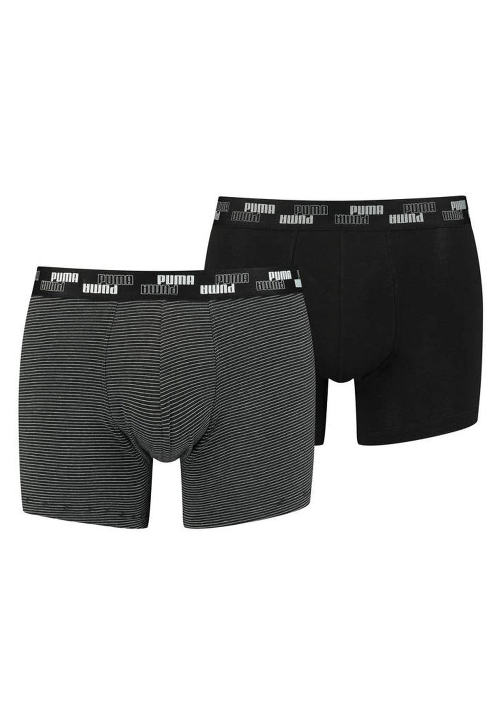 BIPACK BOXERS PUMA NEGROS YD MINI STRIPE TRUNK - AREA ZERO