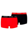 BIPACK BOXERS PUMA ROJO/NEGRO EVERYDAY TRUNK