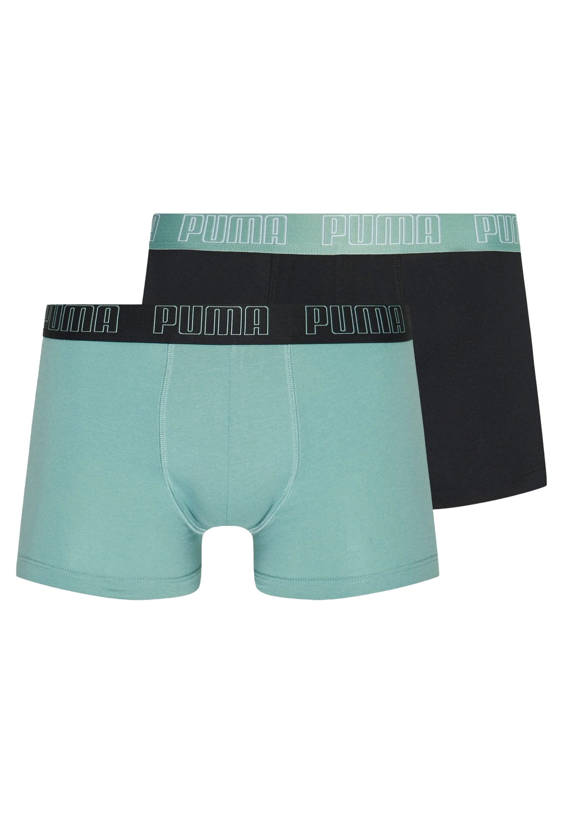 BIPACK BOXERS PUMA VERDE/NEGRO SAGE COMBRO BASIC TRUNK