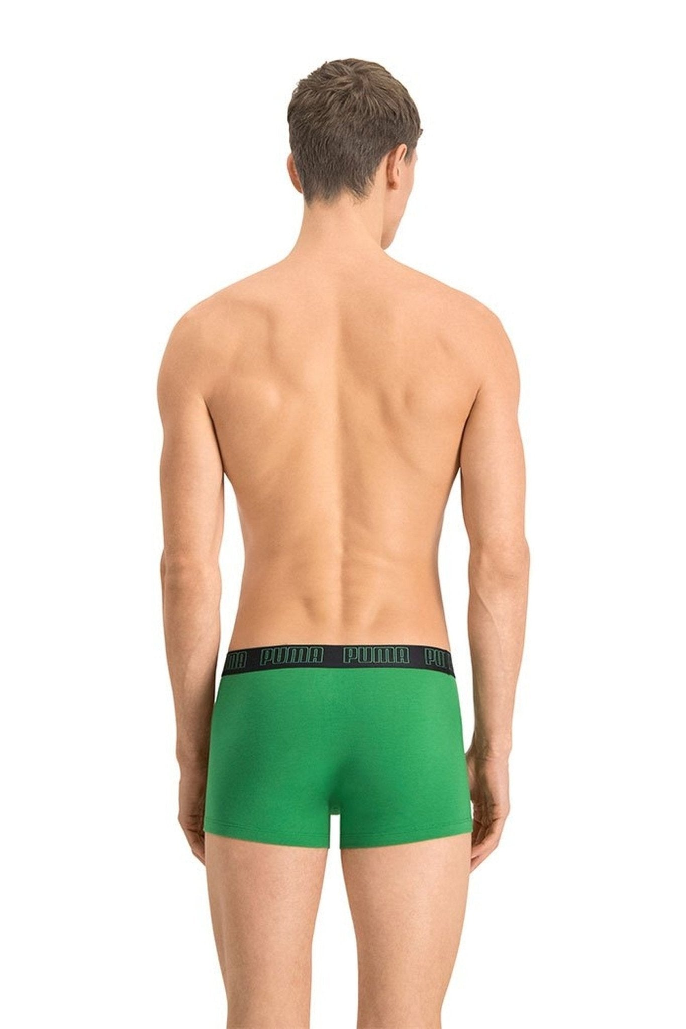 BIPACK BOXERS PUMA VERDE/NEGRO BASIC TRUNK - AREA ZERO
