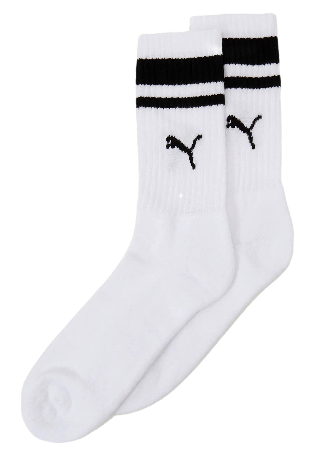 BIPACK CALCETINES PUMA BLANCOS ALTOS LOGO NEGRO - AREA ZERO