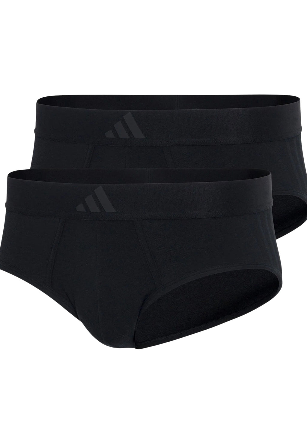 BIPACK SLIPS ADIDAS NEGROS ACTIVE FLEX COTTON 3 STRIPES PACK