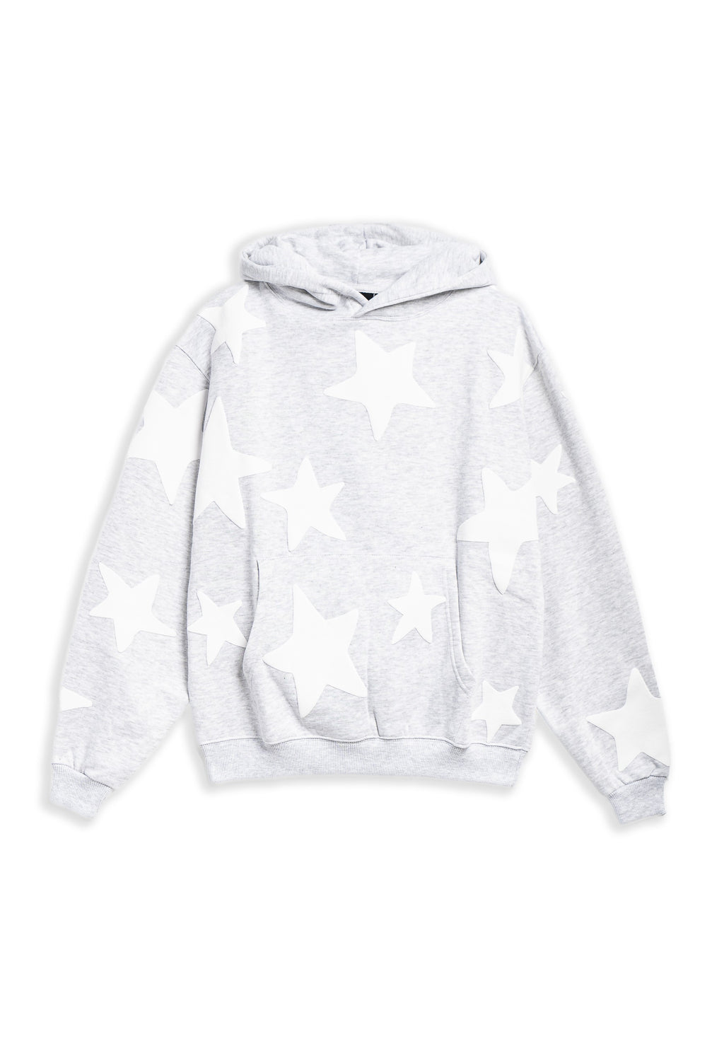 SUDADERA GRIS/BLANCA FALLING STARS HOODIE