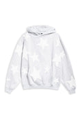 SUDADERA GRIS/BLANCA FALLING STARS HOODIE