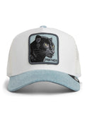 GORRA GOORIN BROS PANTERA DENIM PANTHER TRUCKER DENIM BLANCA