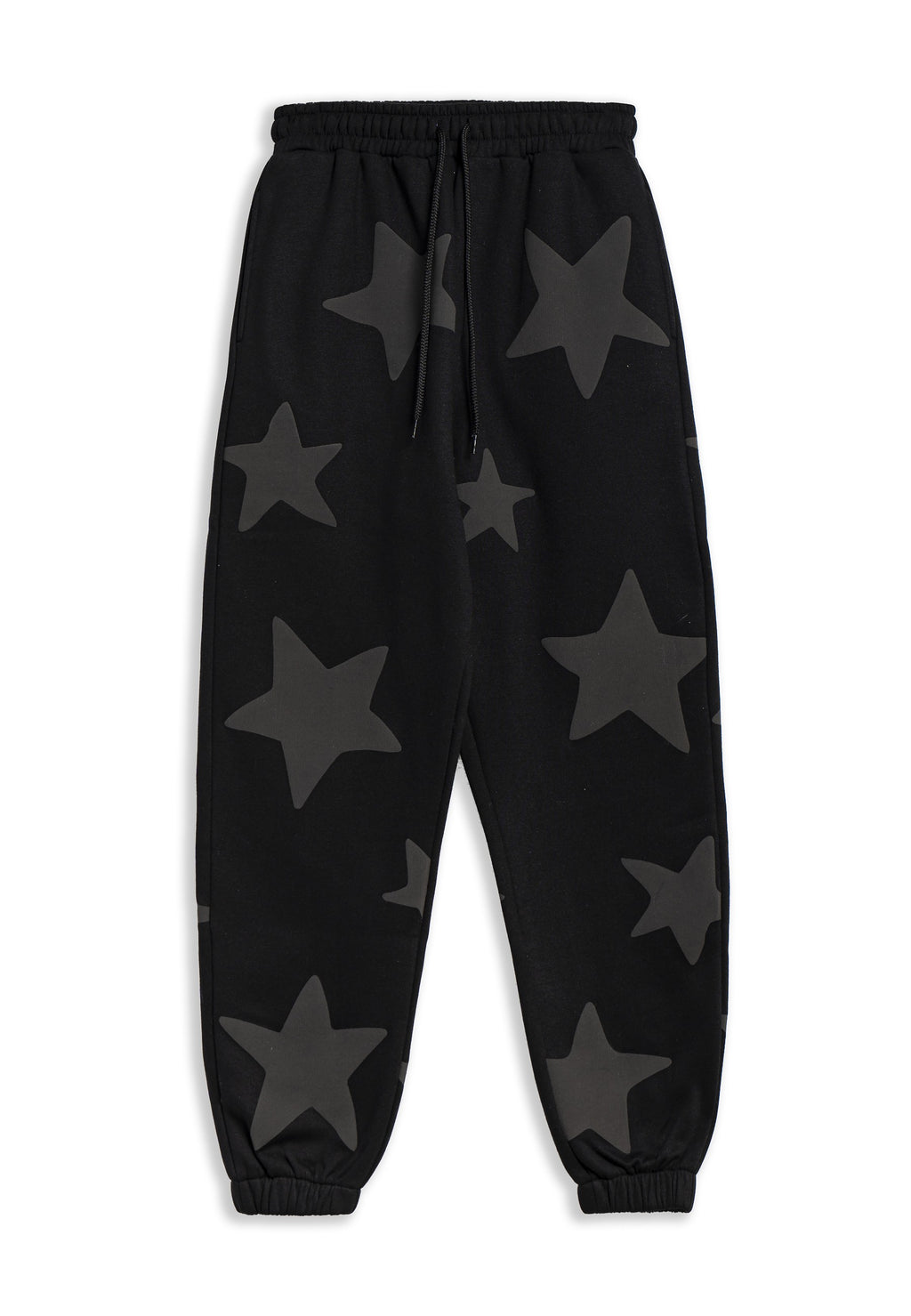 PANTALON NEGRO/BLANCO FALLING STARS JOGGER