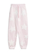 PANTALON ROSA/BLANCO FALLING STARS JOGGER