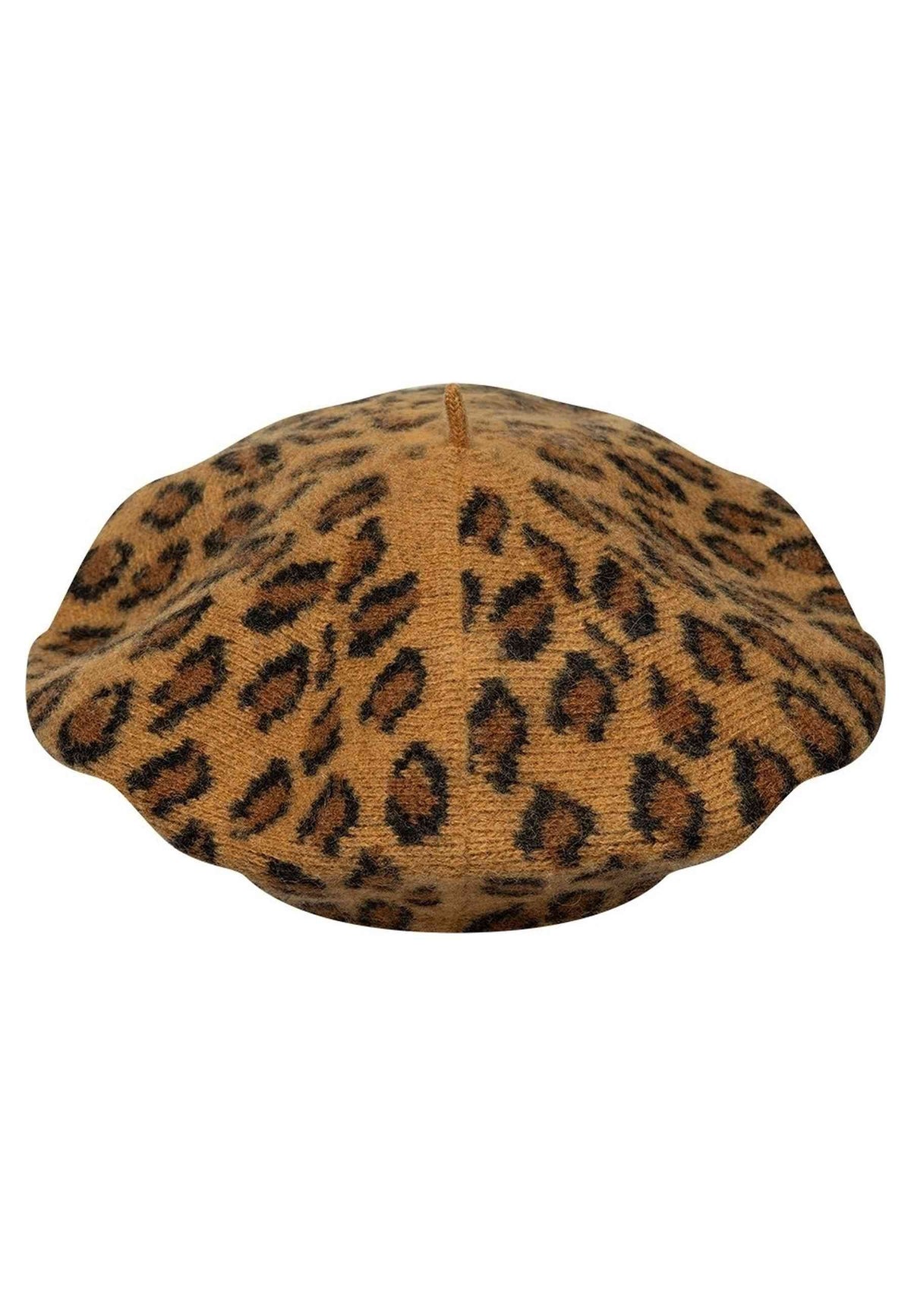 BOINA NEW ERA NEW YORK YANKEES LEOPARD BERET MARRON