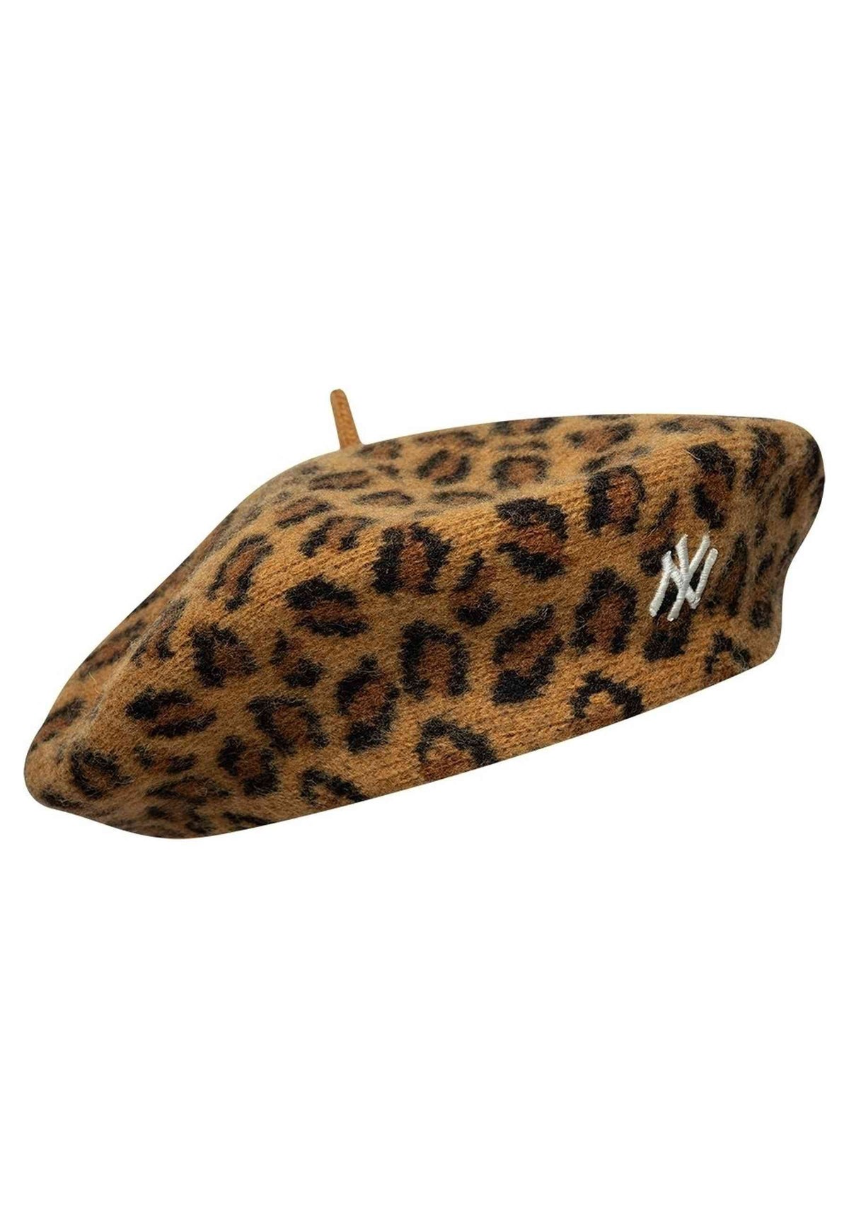 BOINA NEW ERA NEW YORK YANKEES LEOPARD BERET MARRON