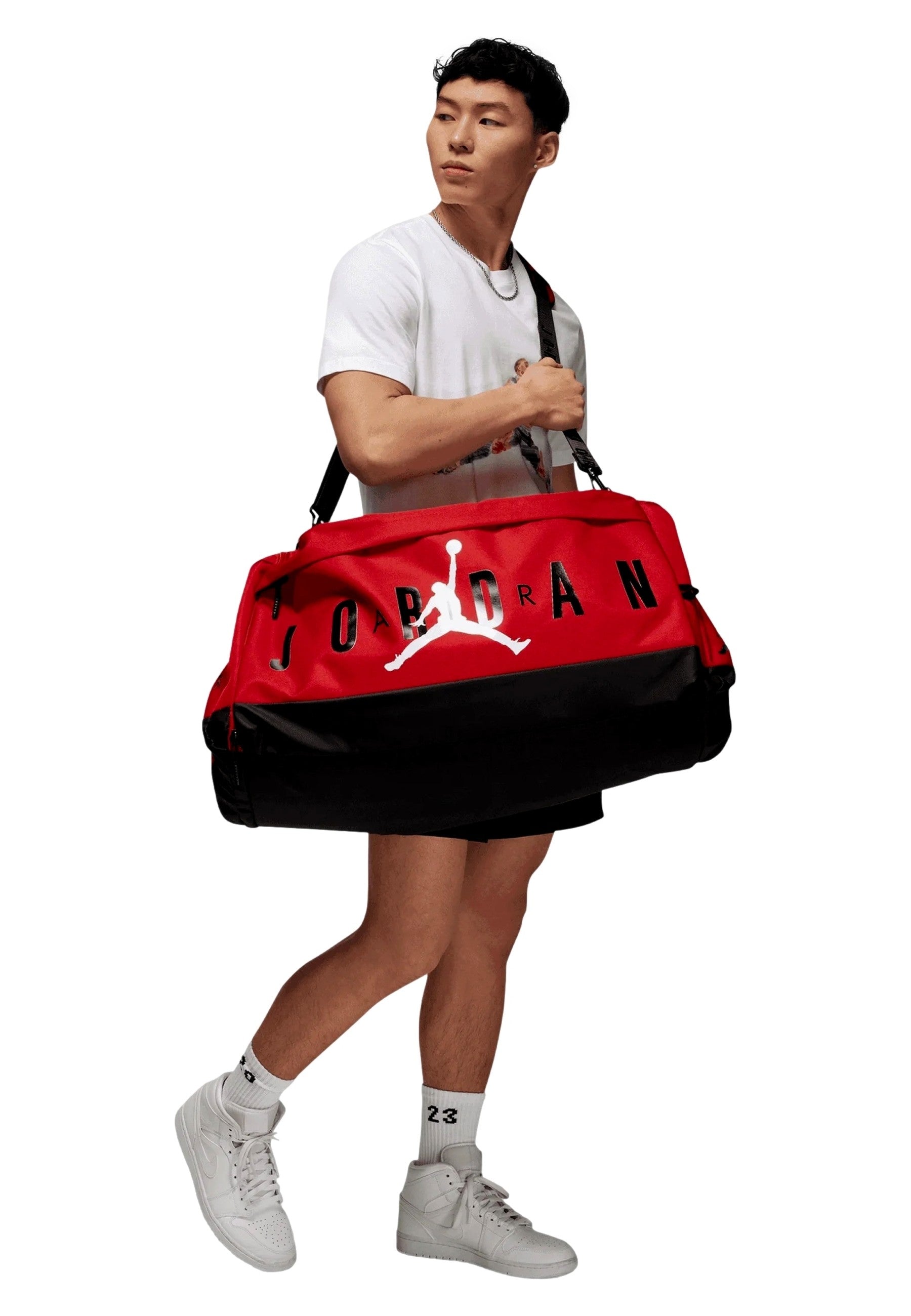 BOLSA DE DEPORTE JORDAN ROJA SMALL JAM VELOCITY DUFFLE BAG