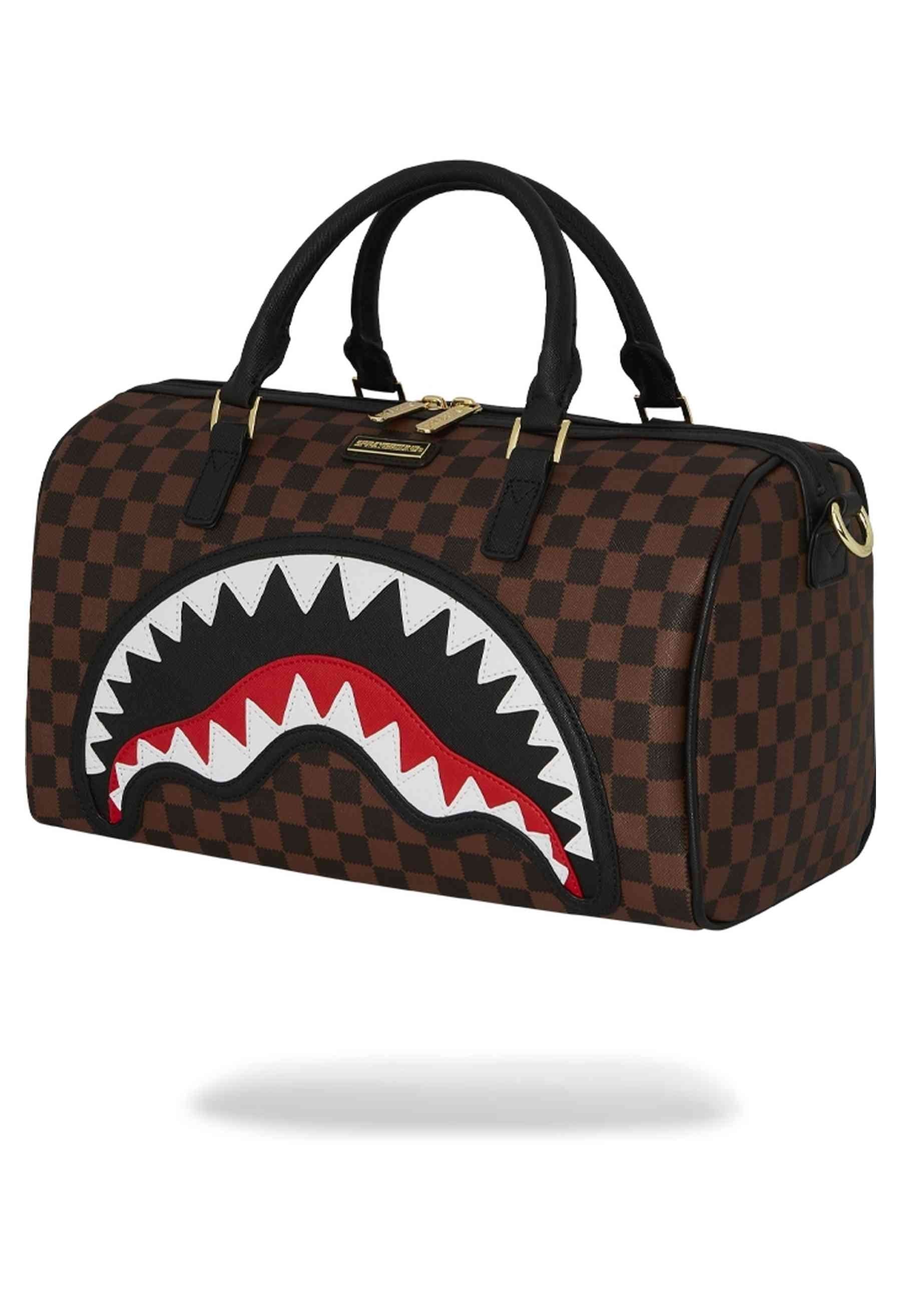 BOLSA DE DEPORTE SPRAYGROUND MARRON SAWTOOTH SHARKS IN PARIS MINI DUFFLE
