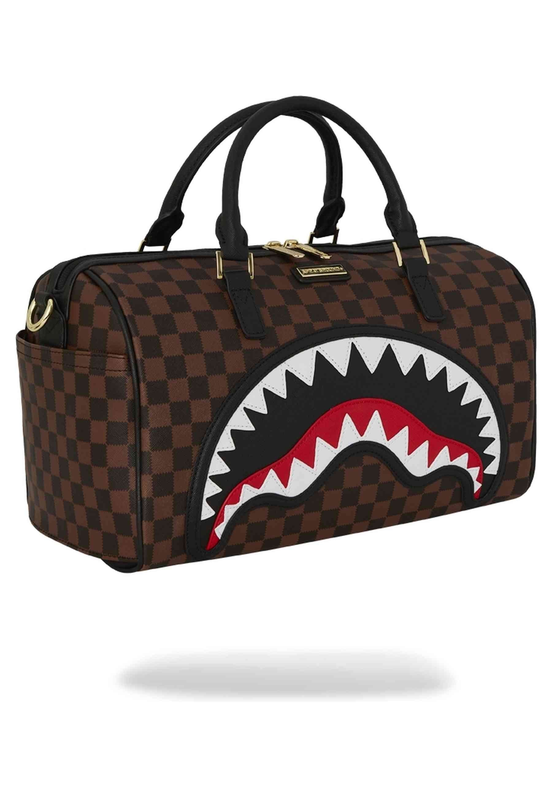 BOLSA DE DEPORTE SPRAYGROUND MARRON SAWTOOTH SHARKS IN PARIS MINI DUFFLE