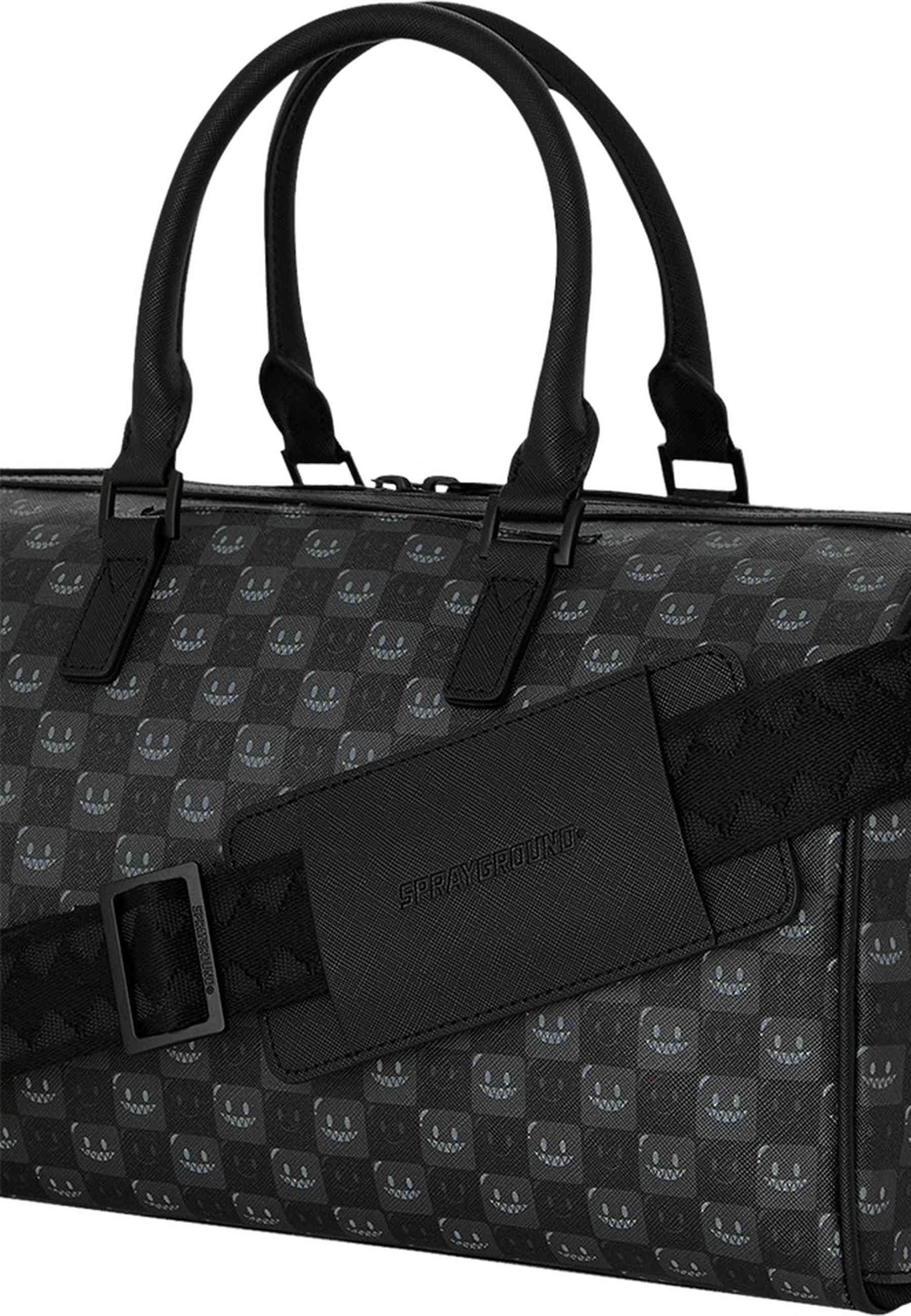 BOLSA DE DEPORTE SPRAYGROUND NEGRA SHARK IN PARIS WTF BUBBLY BKACL CHECK DUFFLE
