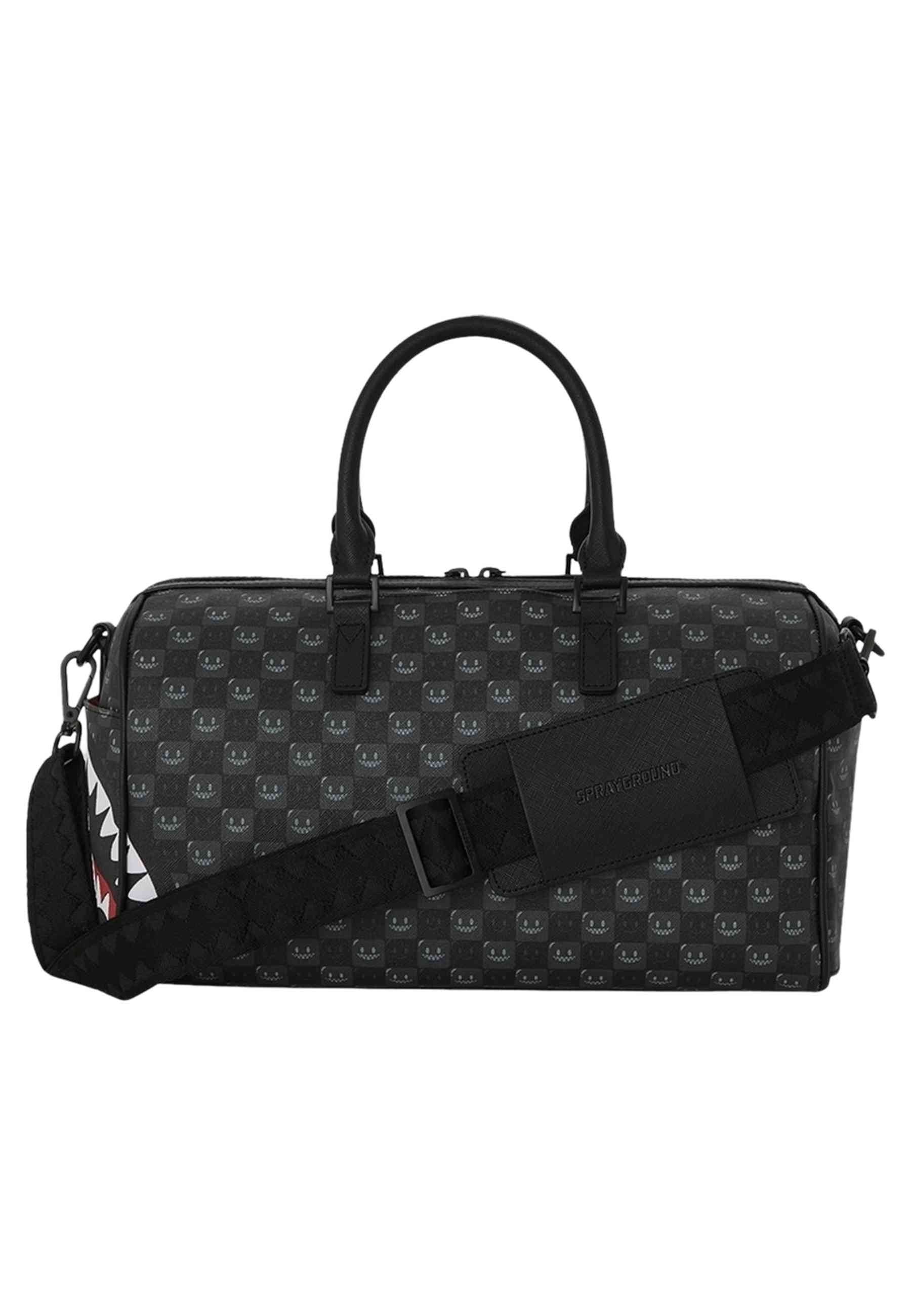 BOLSA DE DEPORTE SPRAYGROUND NEGRA SHARK IN PARIS WTF BUBBLY BKACL CHECK DUFFLE