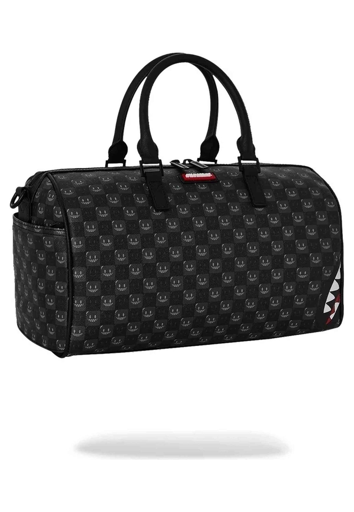 BOLSA DE DEPORTE SPRAYGROUND NEGRA SHARKS IN PARIS WTF BUBBLY BLACK CHECK MINI