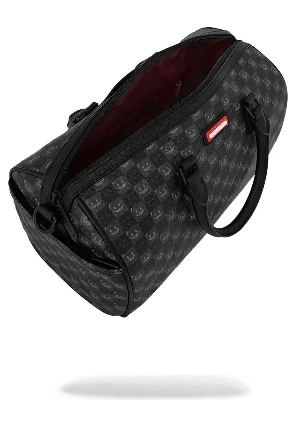 BOLSA DE DEPORTE SPRAYGROUND NEGRA SHARKS IN PARIS WTF BUBBLY BLACK CHECK MINI