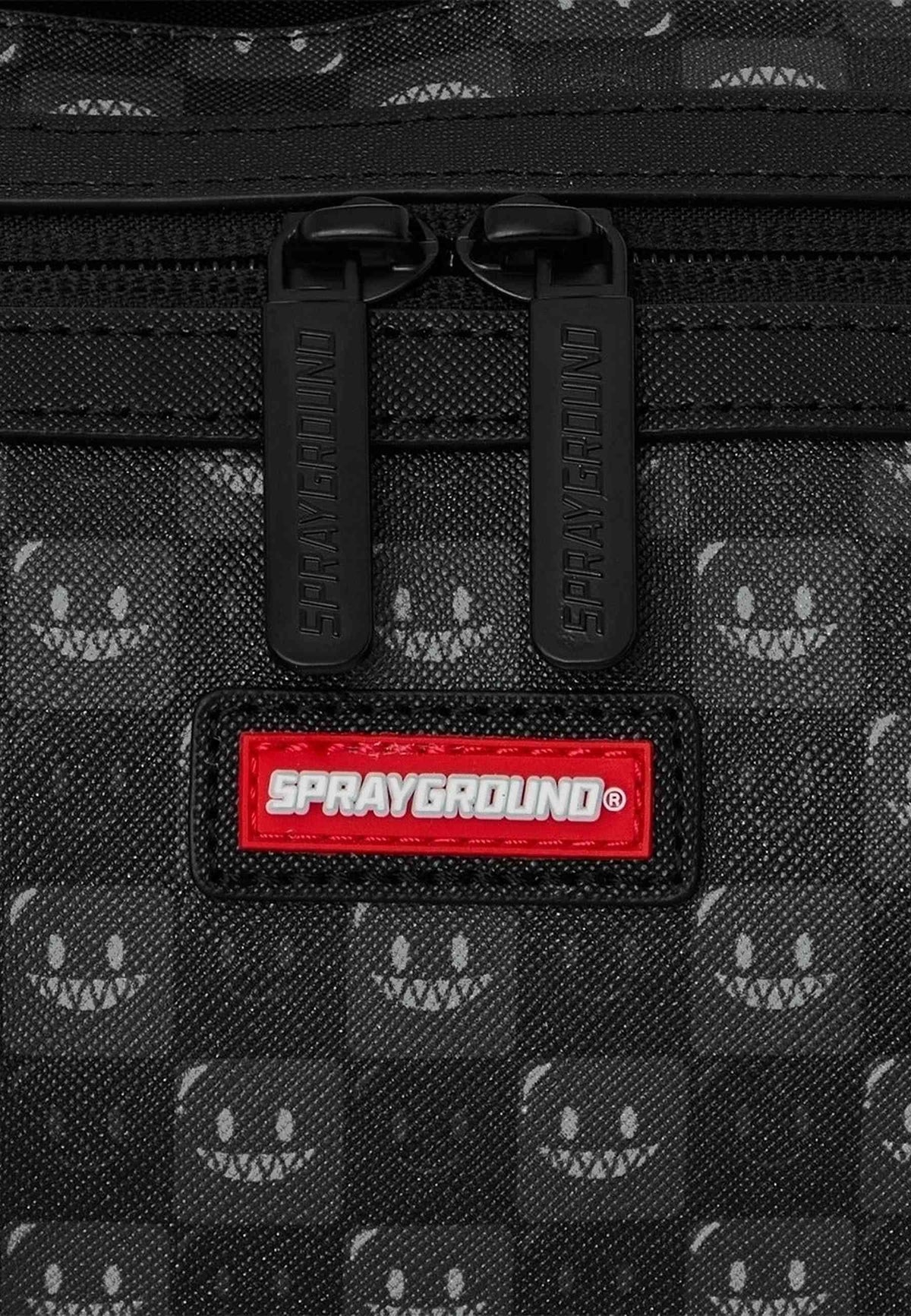 BOLSA DE DEPORTE SPRAYGROUND NEGRA SHARKS IN PARIS WTF BUBBLY BLACK CHECK MINI