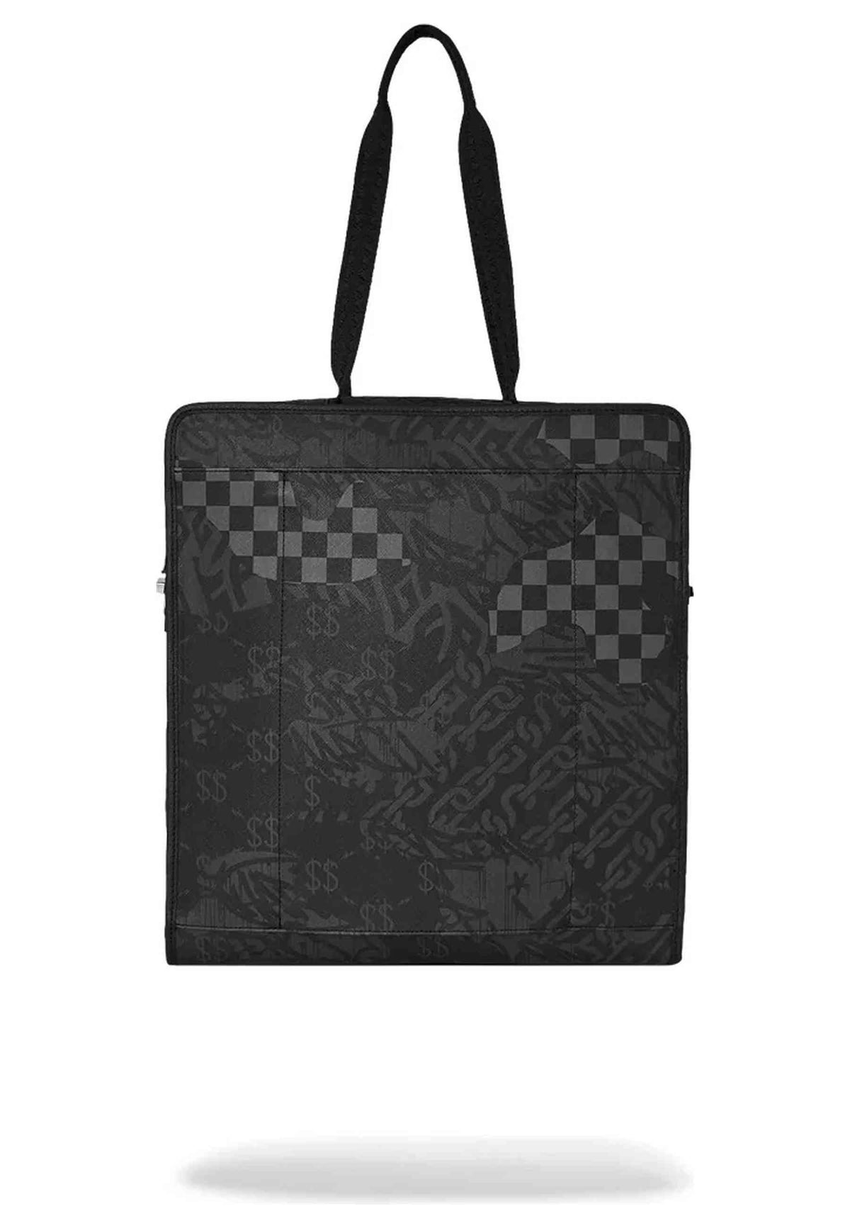 BOLSA SPRAYGROUND NEGRA 4AM RED SHARK CARRY ON DUFFLE BAG
