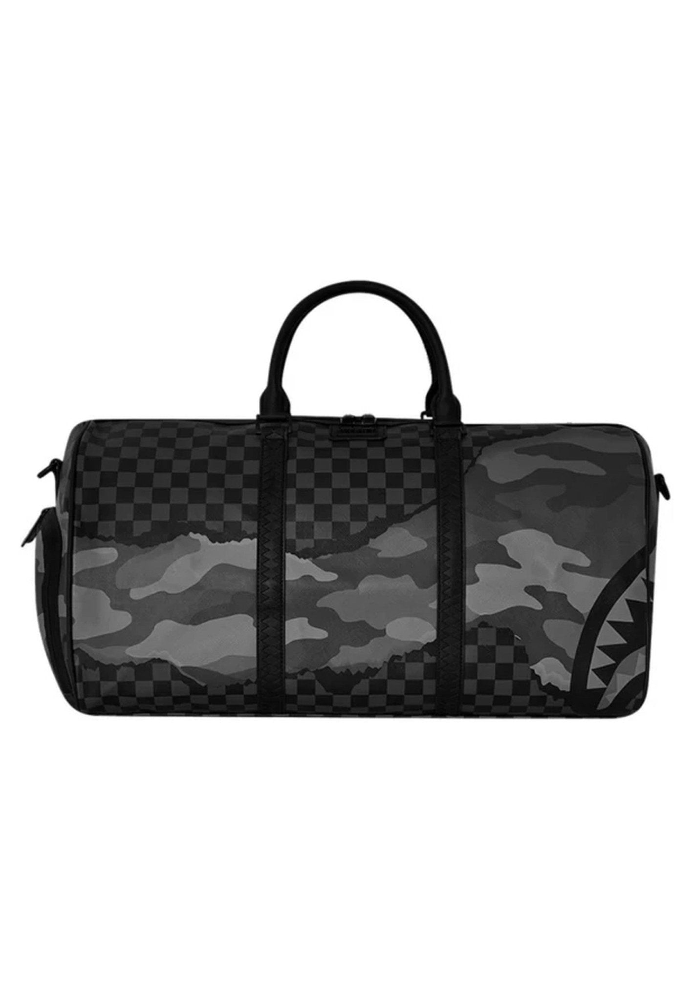 BOLSA SPRAYGROUND NEGRA SPLIT UP CAMO TEAR DUFFLE LARGE - AREA ZERO